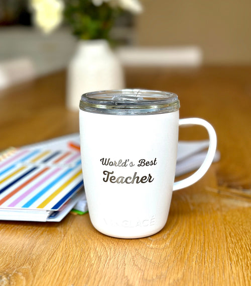 Coffee Cup in White - Teacher