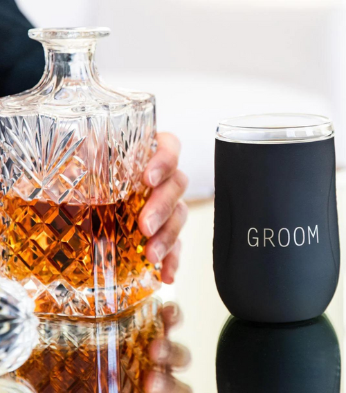 Limited Edition Groom Wine Glass