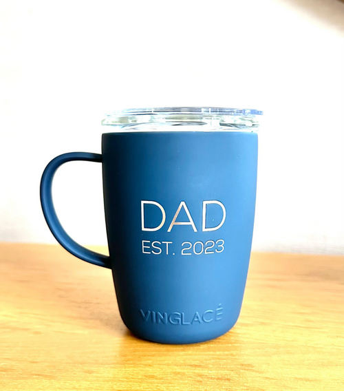 Coffee Cup in Navy New Dad